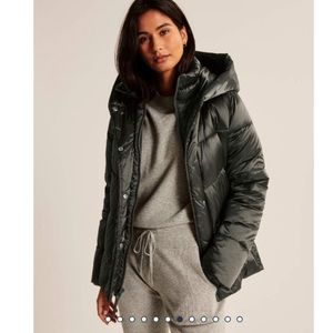 Abercrombie puffer - Dark Green